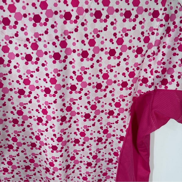 Masters Magnolia Lane Tech Women’s Polo Shirt Medium Pink Dots Golf - Picture 5 of 5